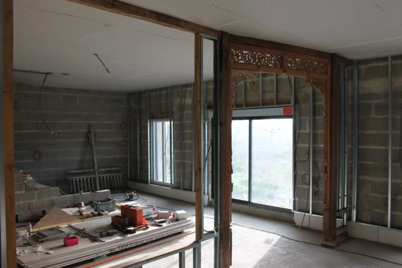 Chantier de rénovation de cuisine et isolation avant pose de carrelage et création globale Garcia Rénovation Intérieur Angers.